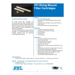 PFI String Wound Filter Cartridge PFI Filtration  large
