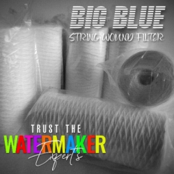 pentek wp bb string wound cartridge filter big blue  large